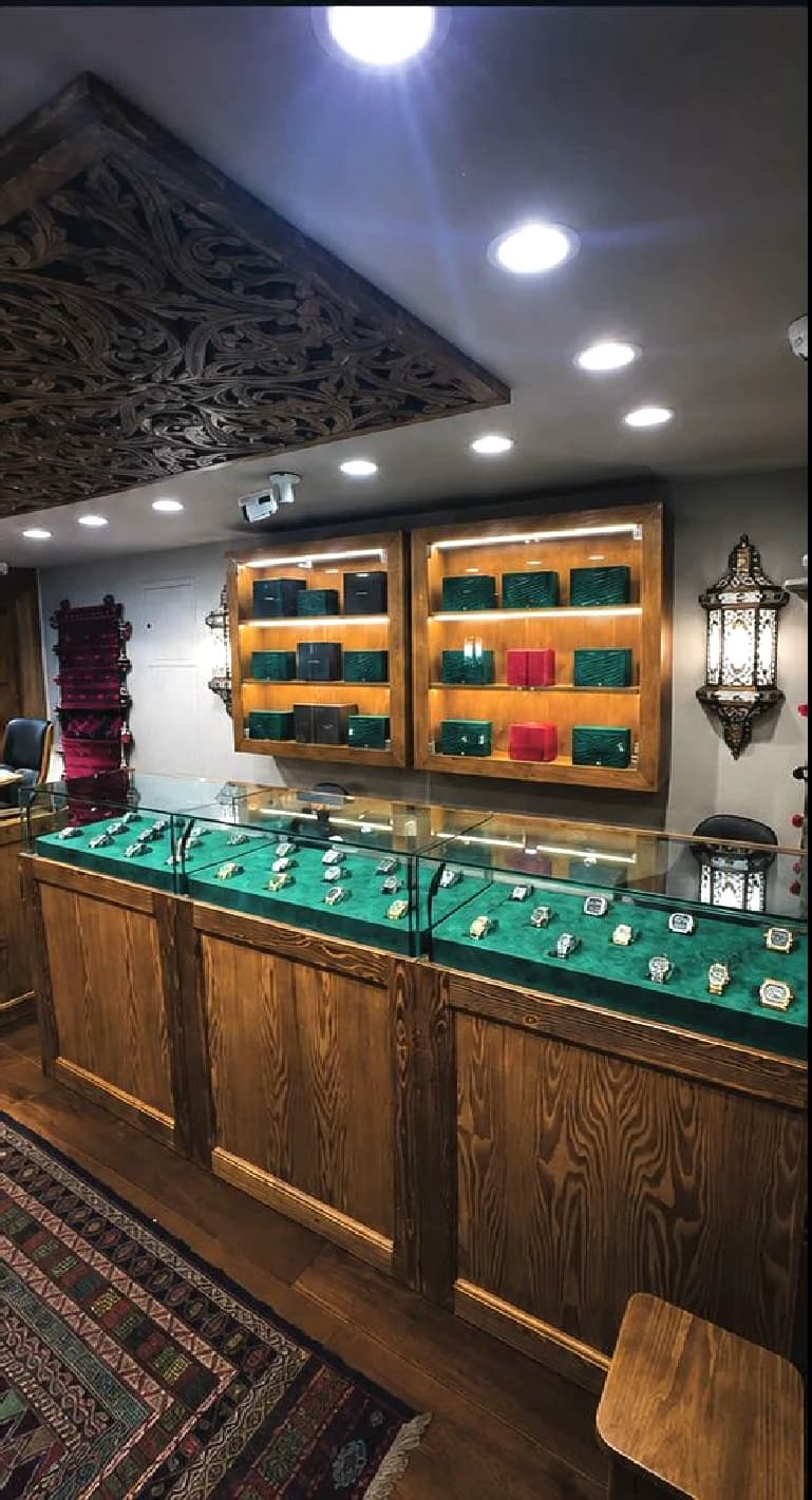 Inside the boutique