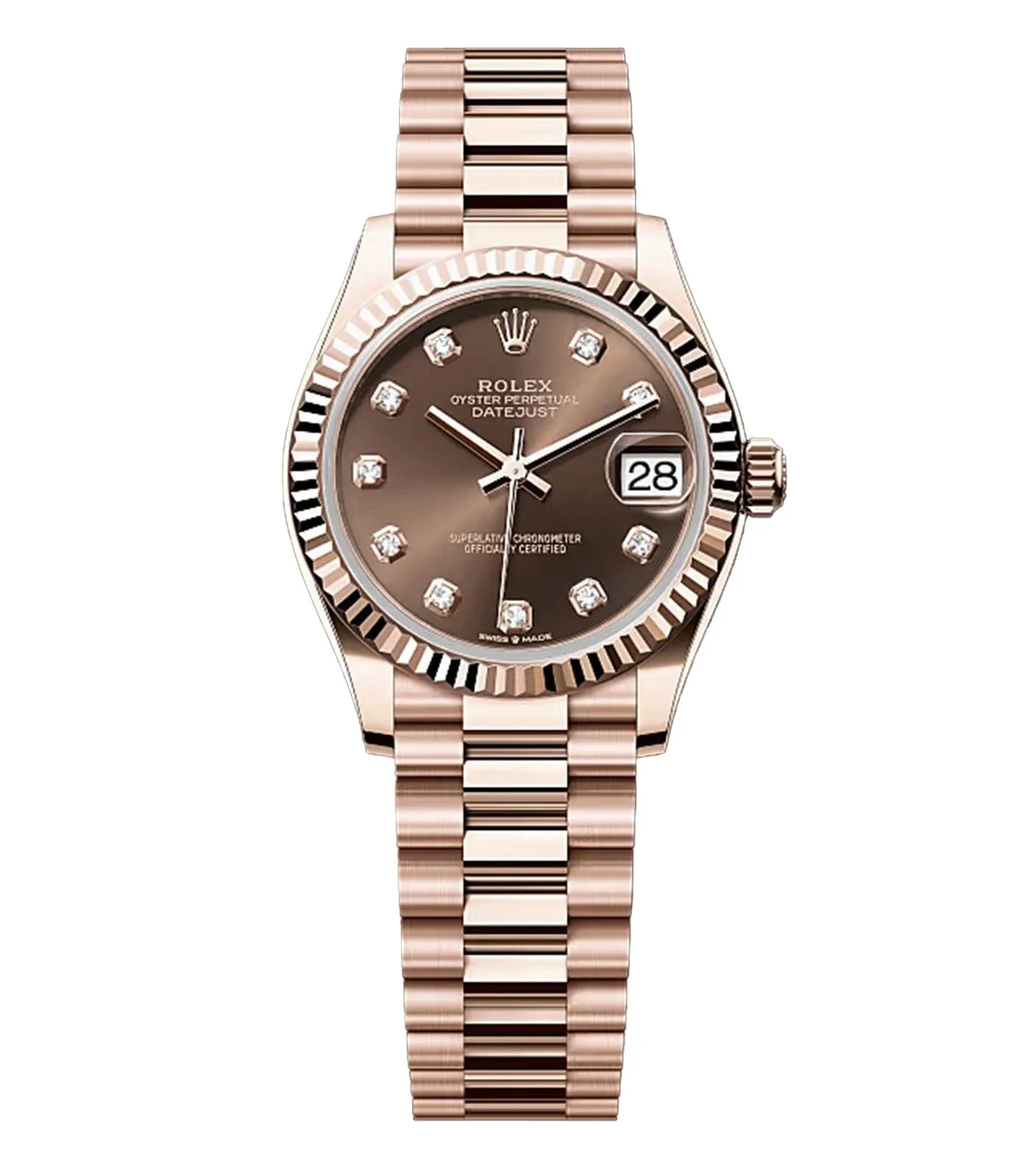 Datejust Everose gold chocolate