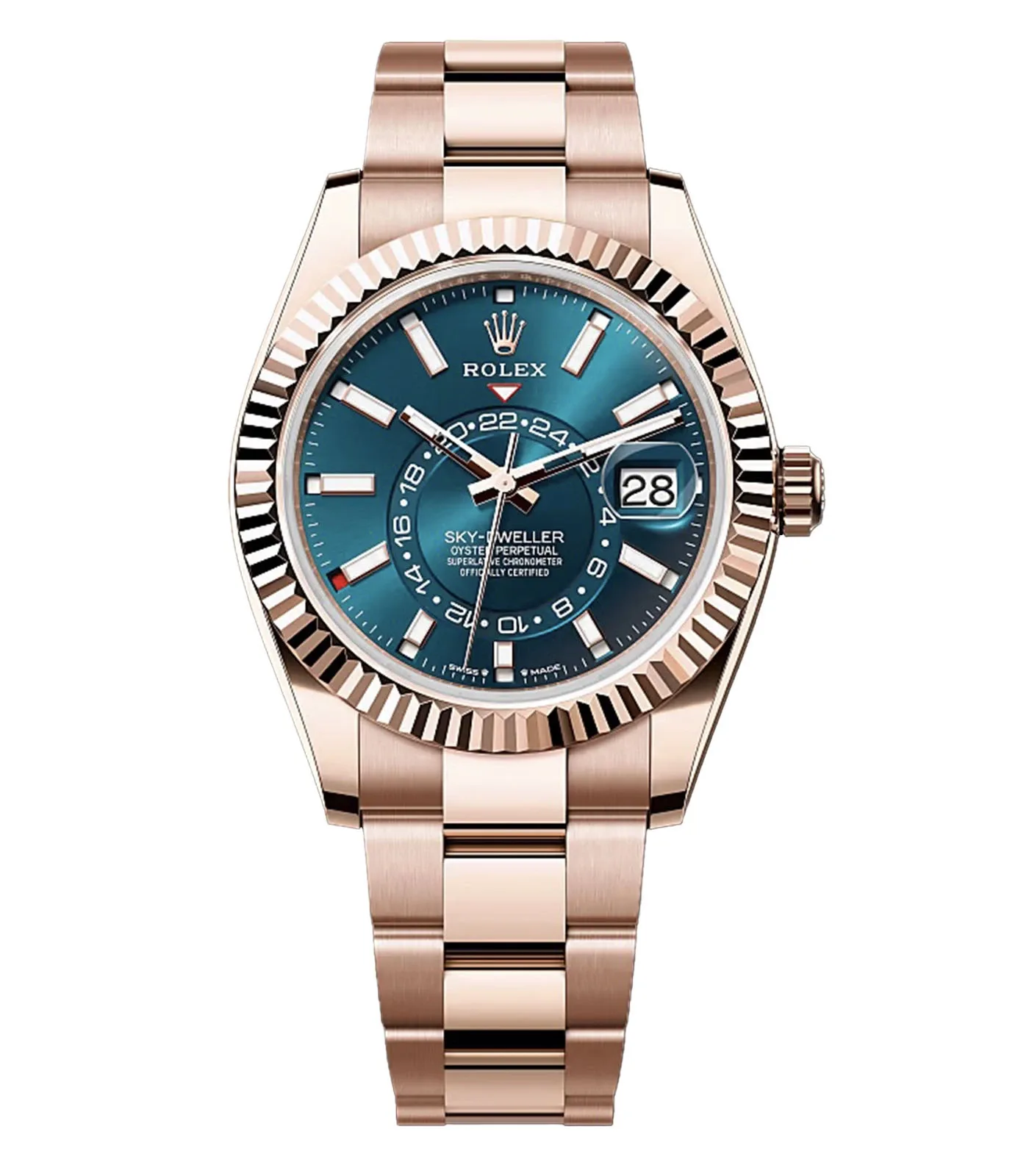Sky dweller blue green