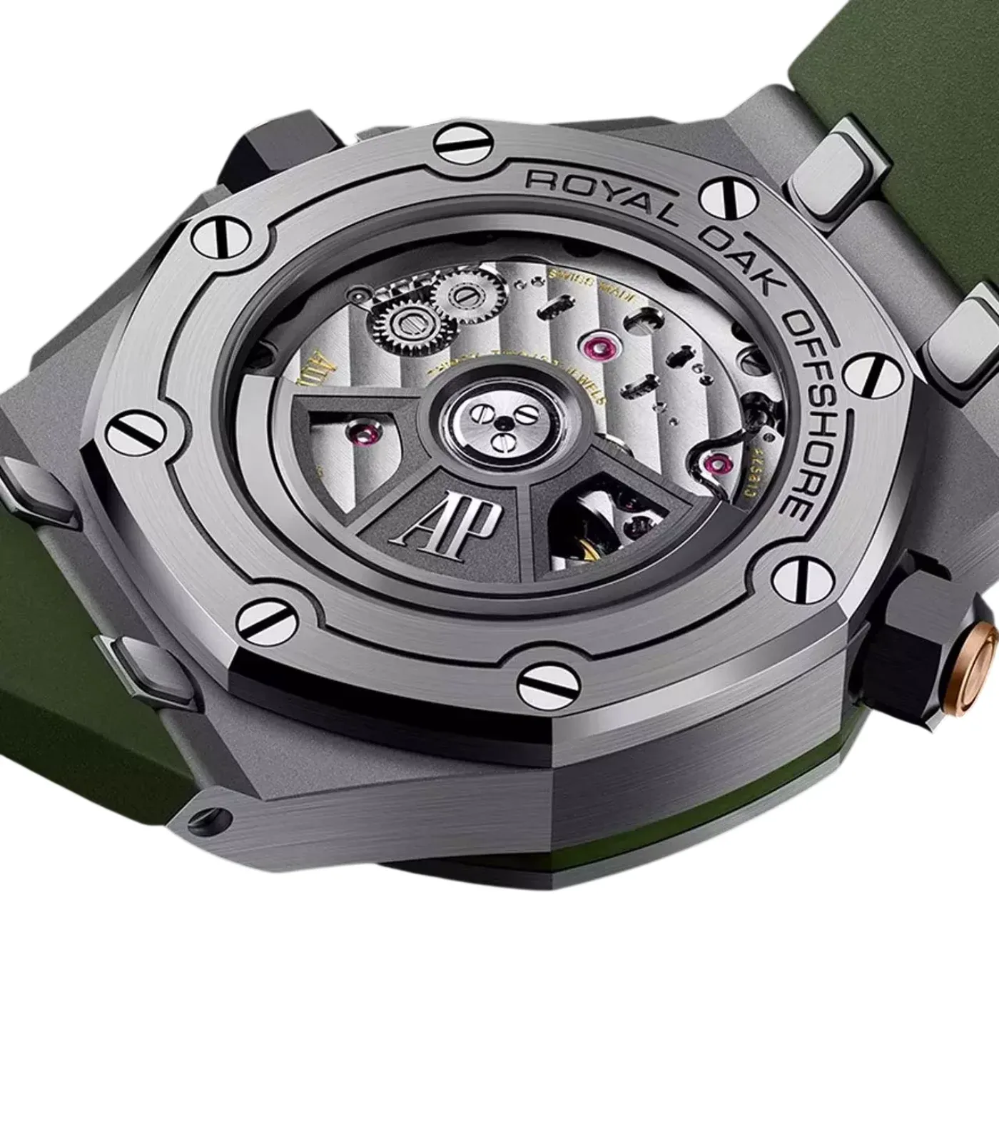 back case of Audemars Piguet 15720ST.OO.A052CA.01